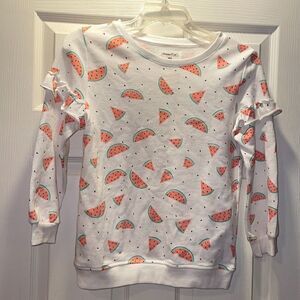 Sovereign Code Harlow Watermelon Ruffle Sleeve top